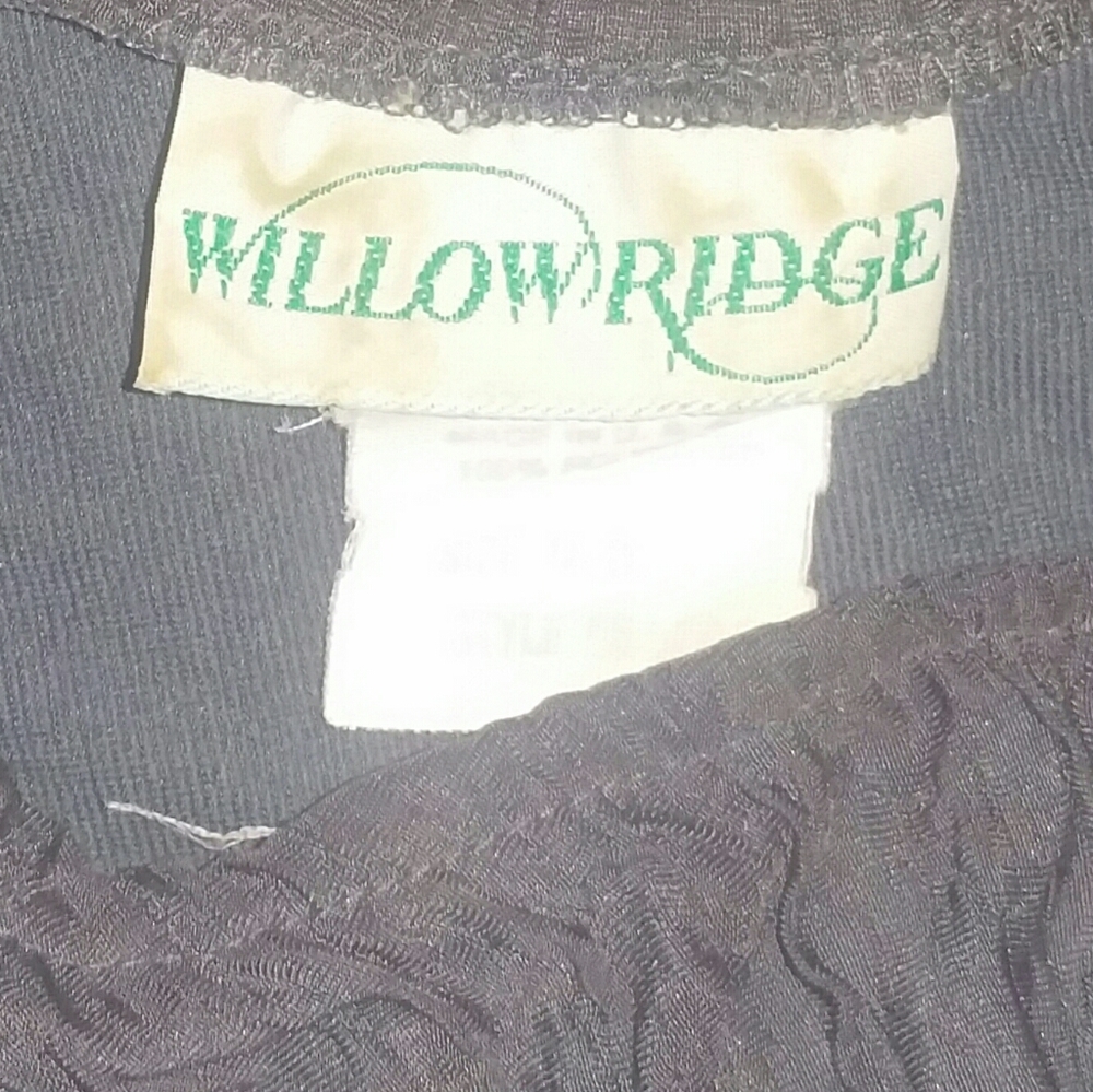 Willow Ridge Ladies Blouse in Navy or Grey Sz M - Picture 5 of 6